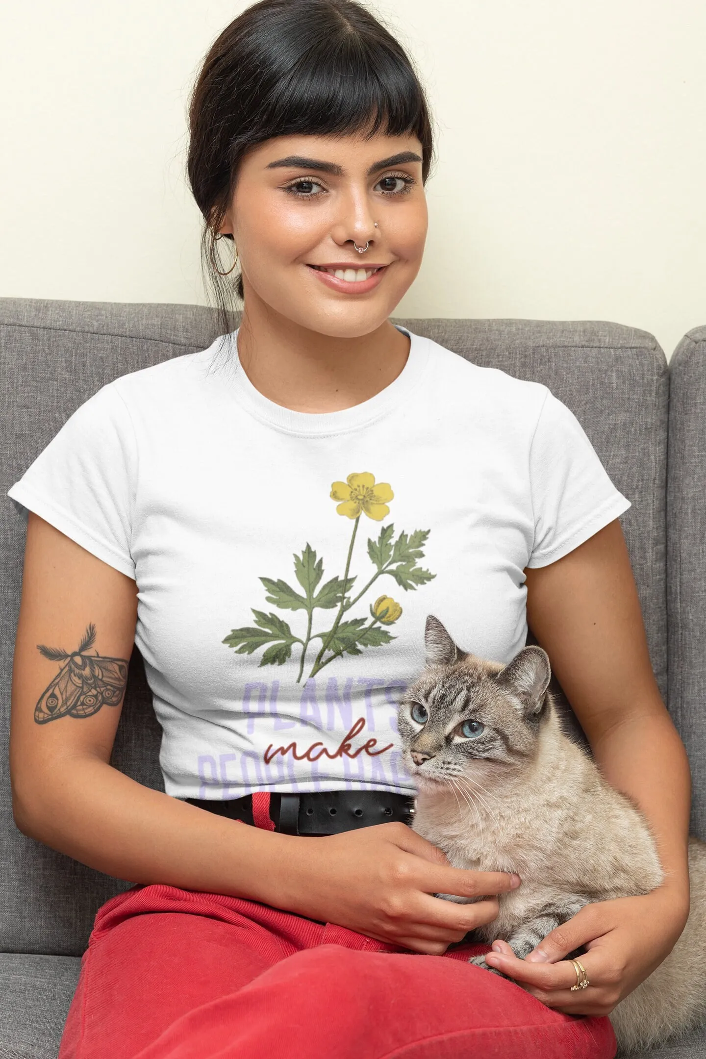 Plant Parental - Pflanzen machen Menschen glücklich. Inspirierendes T-Shirt