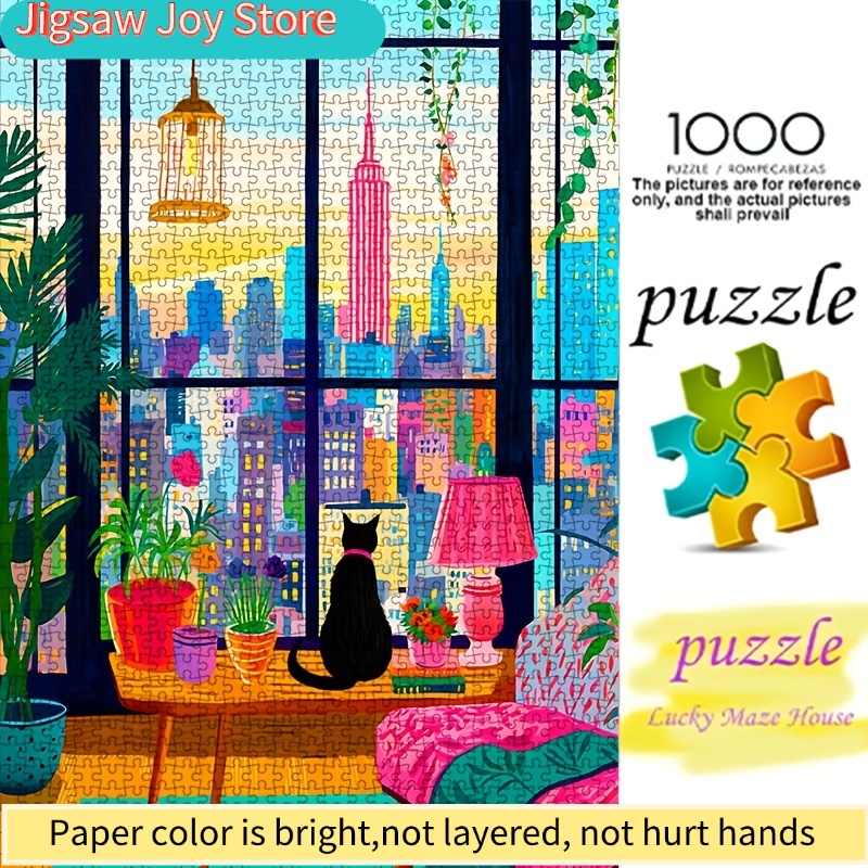 DIY-Papierpuzzle, Nachtansicht – Plant Parental Bewertung und Preis